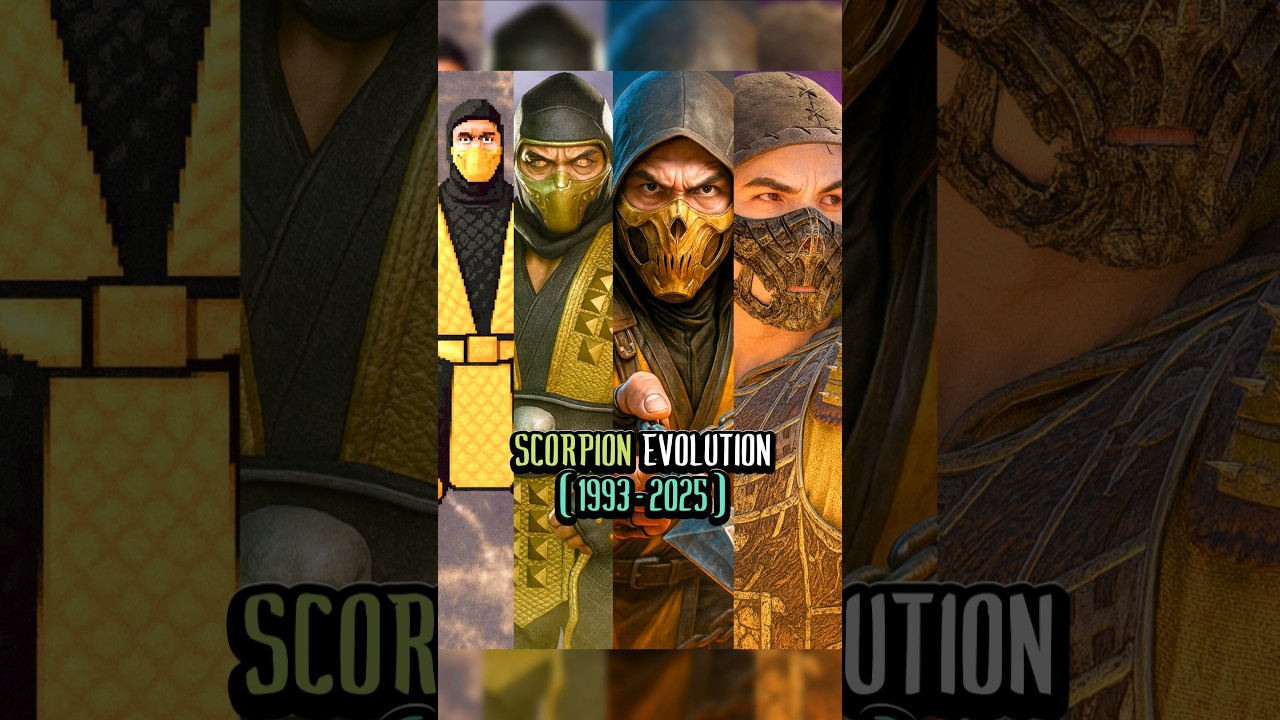 Скорпион в Mk 2, Mk4, UMK3, MK SM, Mk 3D Era, Injustice 2, Mk9, MkX, Mk11 и Mk1 #mortalkombat
