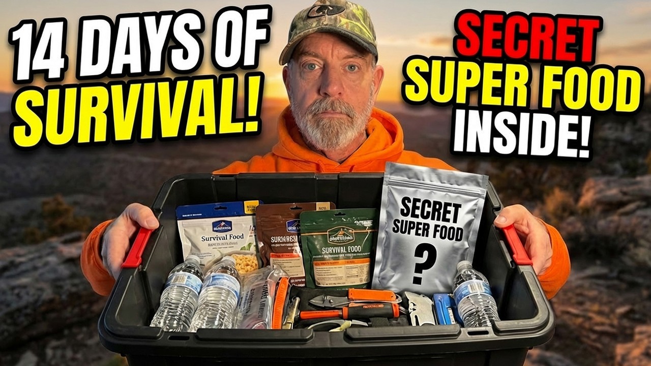 Build a 14-Day Prepper Survival Box: Food, Gear &  Superfood Power!