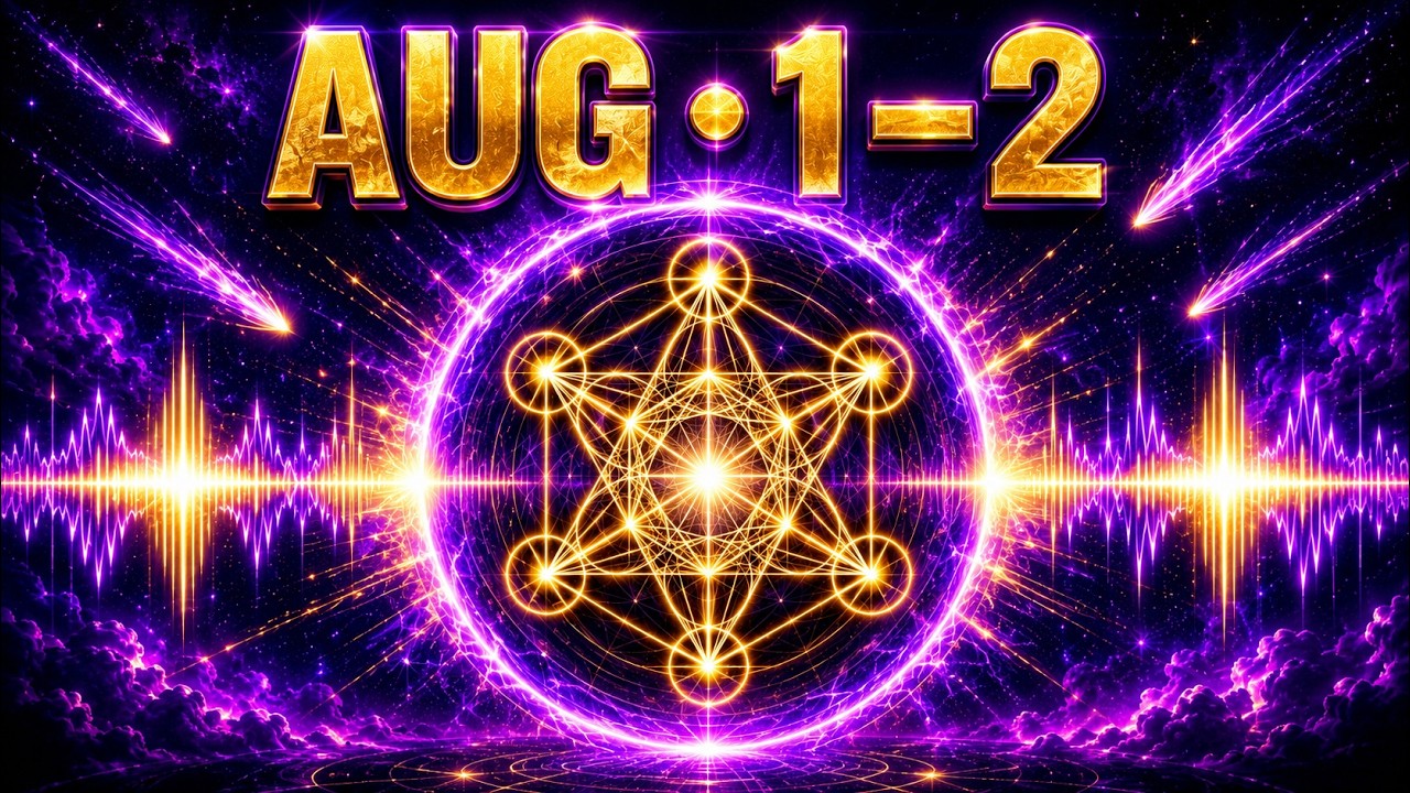 ⚡ Энергетический портал AUG 1&ndash;2 &middot; Архангел Метатрон &middot; 852Hz Трансформация