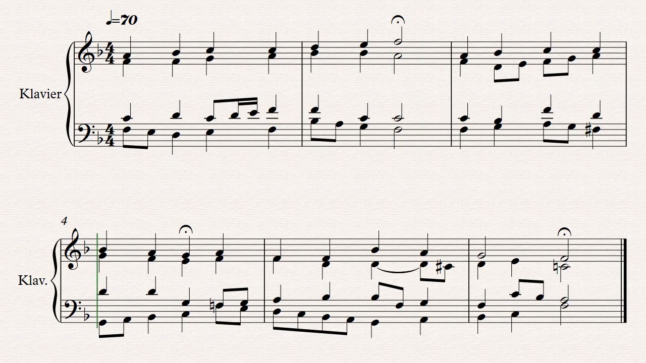 Short Chorale - for piano solo (924)