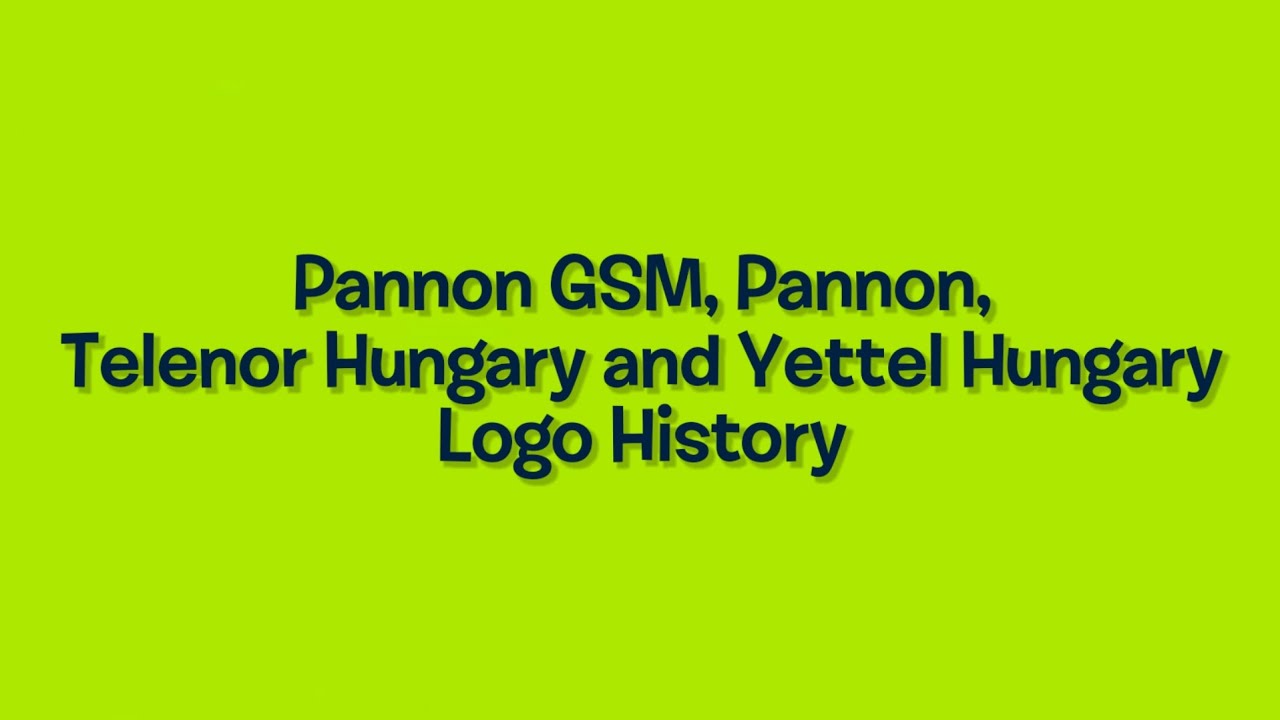Pannon GSM, Pannon, Telenor Hungary and Yettel Hungary Logo History