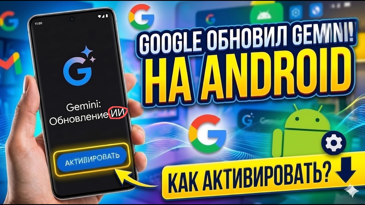 Google выпускает обновление для  Gemini на Android Как активировать?