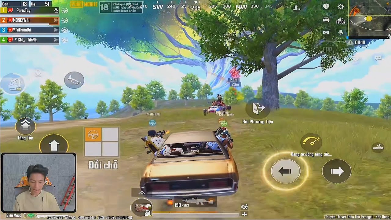 Team 4 and 8 m249 fake bot #3 😂 | Paris Tay