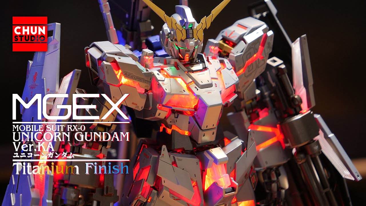 鈦金屬塗裝 MGEX獨角獸鋼彈Ver.KA |ユニコーンガンダム |Unicorn Gundam Titanium Finish |鋼普拉全塗裝