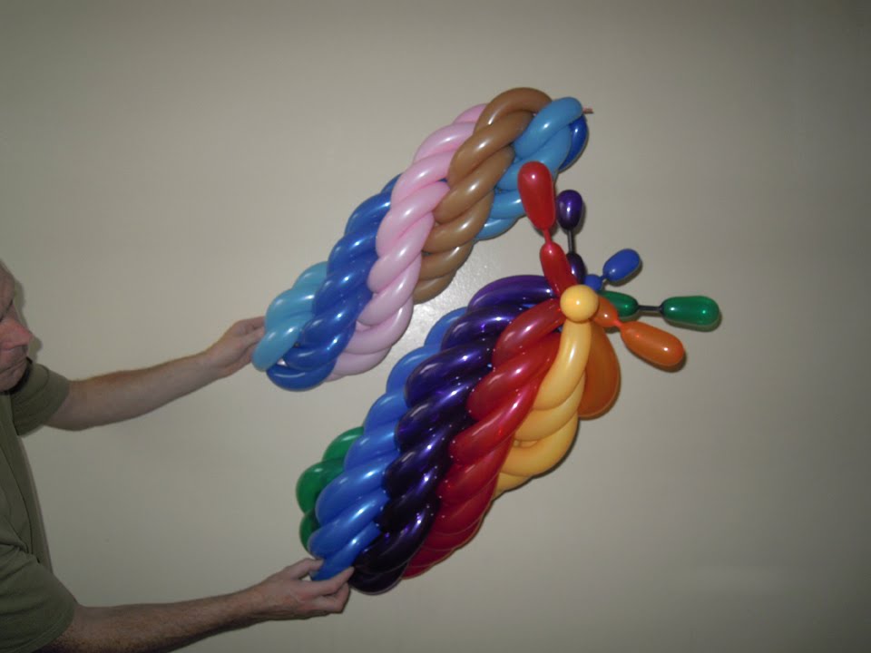 How to make balloon column
