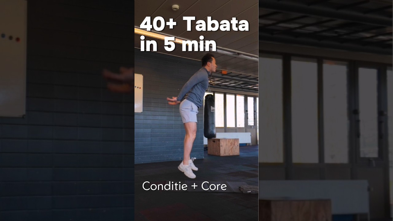 5-Min Tabata for 40+ (Cardio + Core) | Apollo Gym Nijmegen