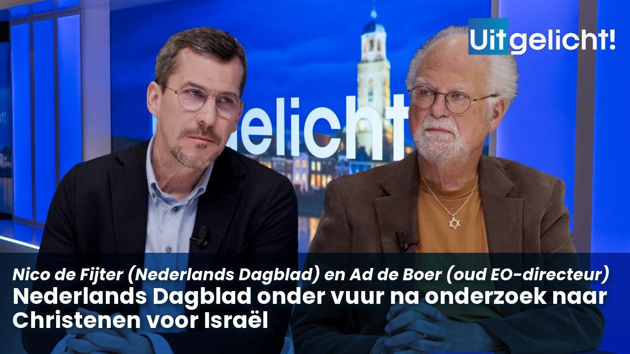Uitgelicht! 26 maart 2025 - Nederlands Dagblad onder vuur na onderzoek naar Christenen voor Israël