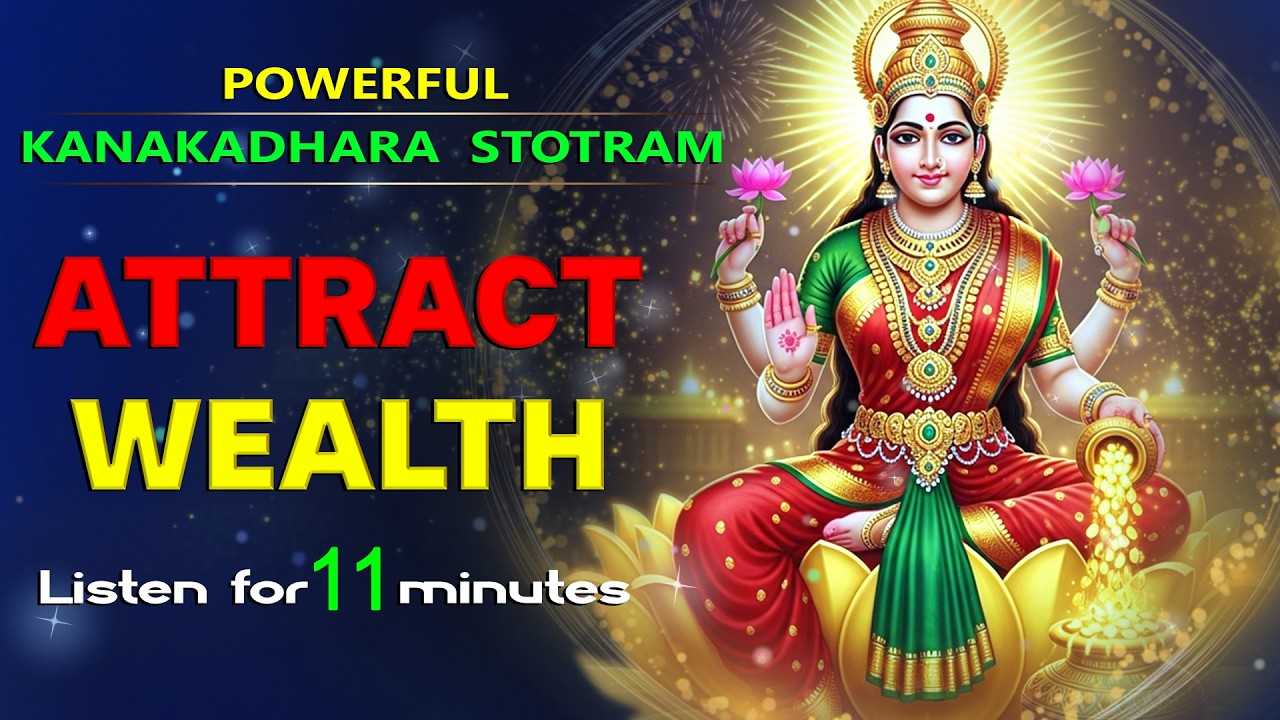 Kanakadhara Stotram | Attract Wealth & Positive Energy | Remove Poverty