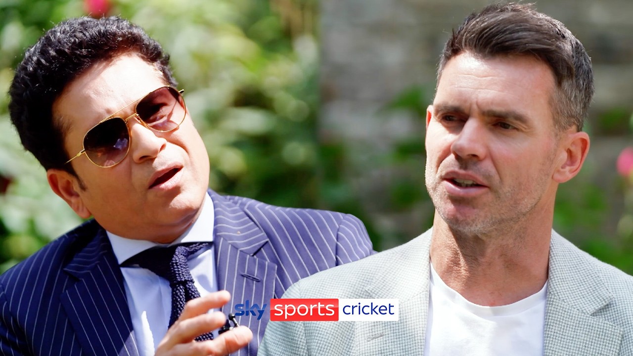 James Anderson and Sachin Tendulkar talk India-England rivalry and NEW Anderson-Tendulkar Trophy