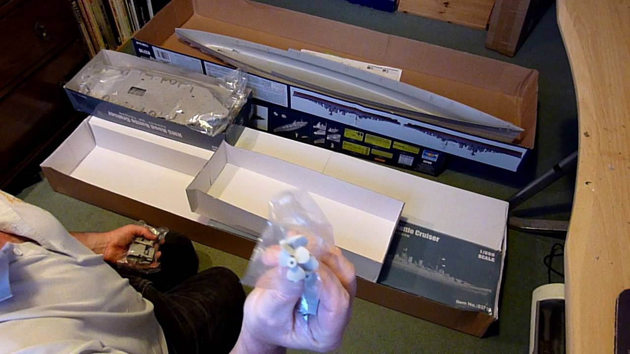 Trumpeter 1/200 HMS Hood In Box Review