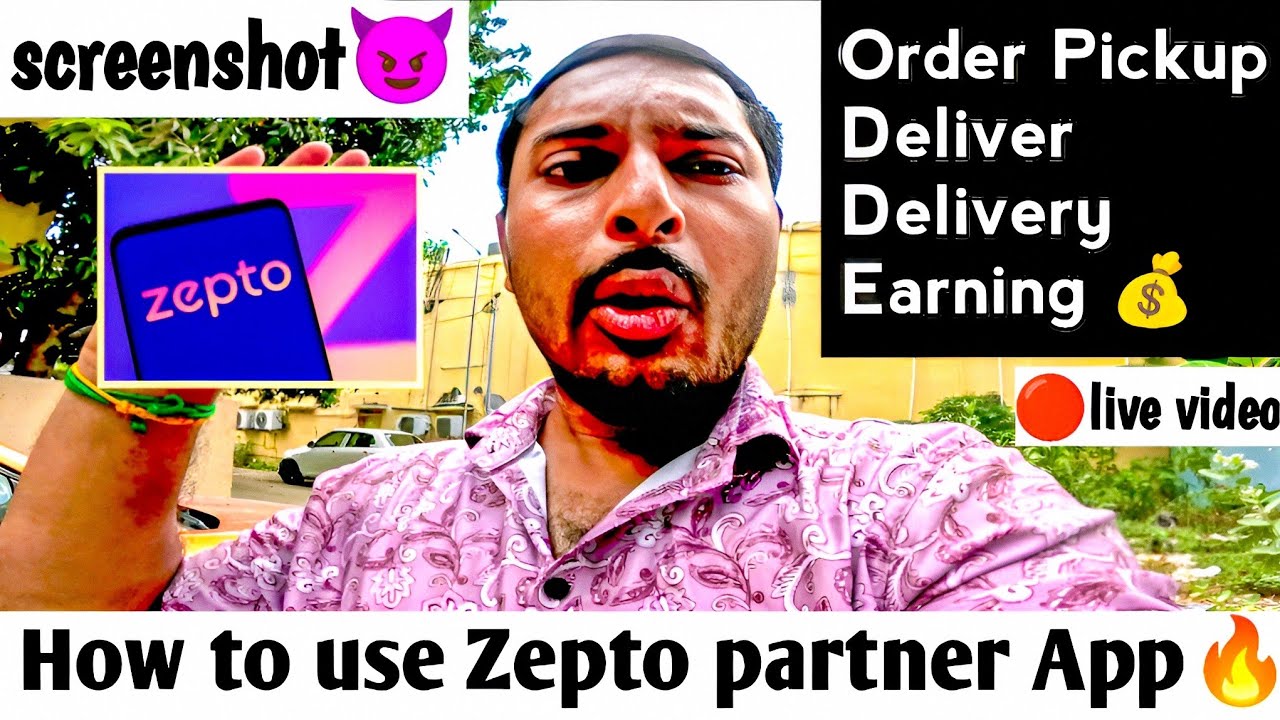 how to use zepto🔥partner app tamil😈order pickup Deliver/delivery boy job earning|BreathTaker|BTI|BTR