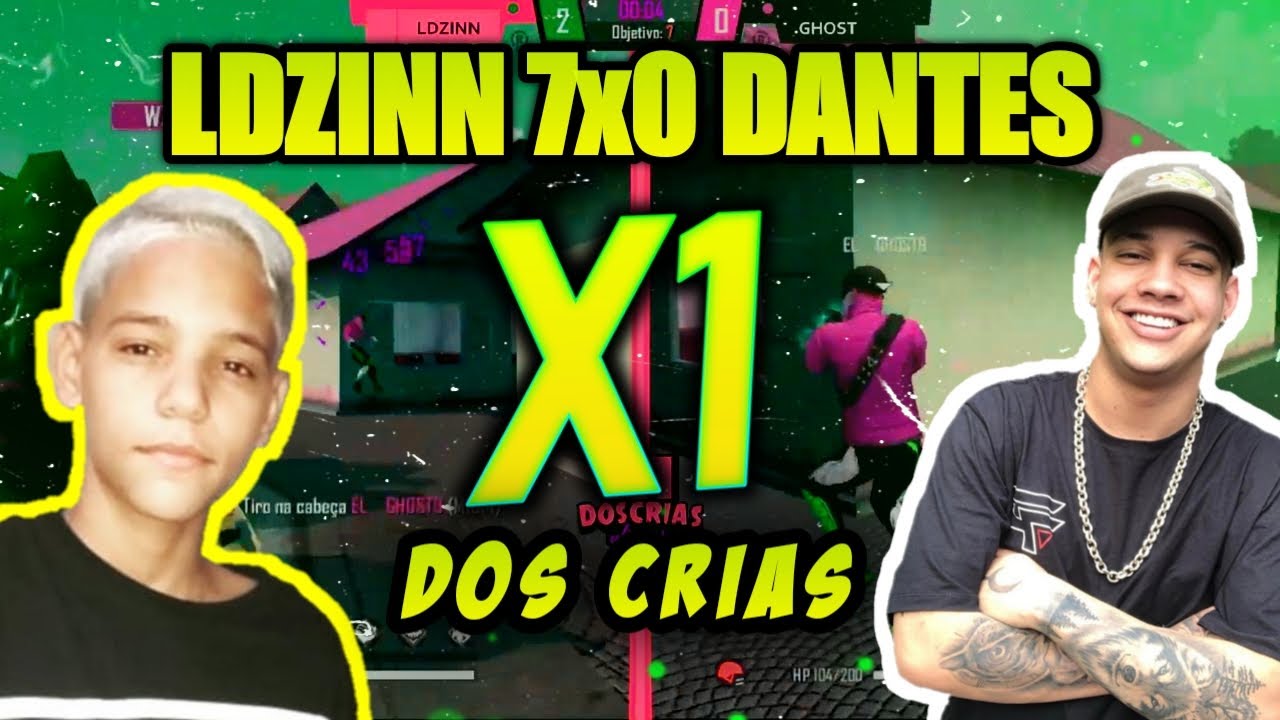 O X1 MAIS EPICO - LDZINN x DANTES - MELHORES MOMENTOS