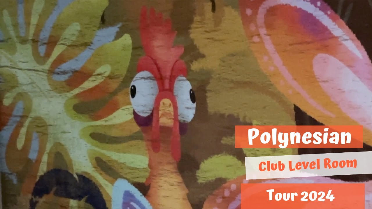 Polynesian Club Level Room Tour 2024