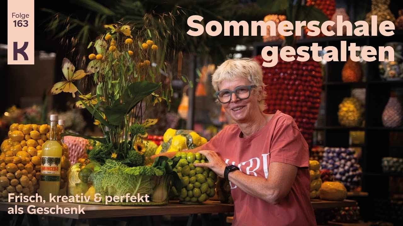 Sommerdeko mit Pfiff | DIY Geschenkidee für die Gartenparty mit Zitrus & Blüten 🍋🌼🌿