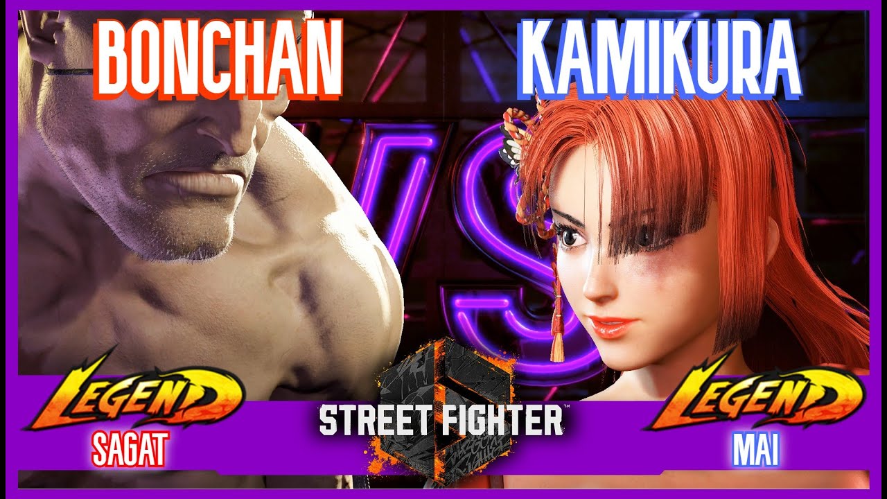SF6 Match ♦ BONCHAN (Sagat) 🆚 KAMIKURA (Mai) ♦ High level matches