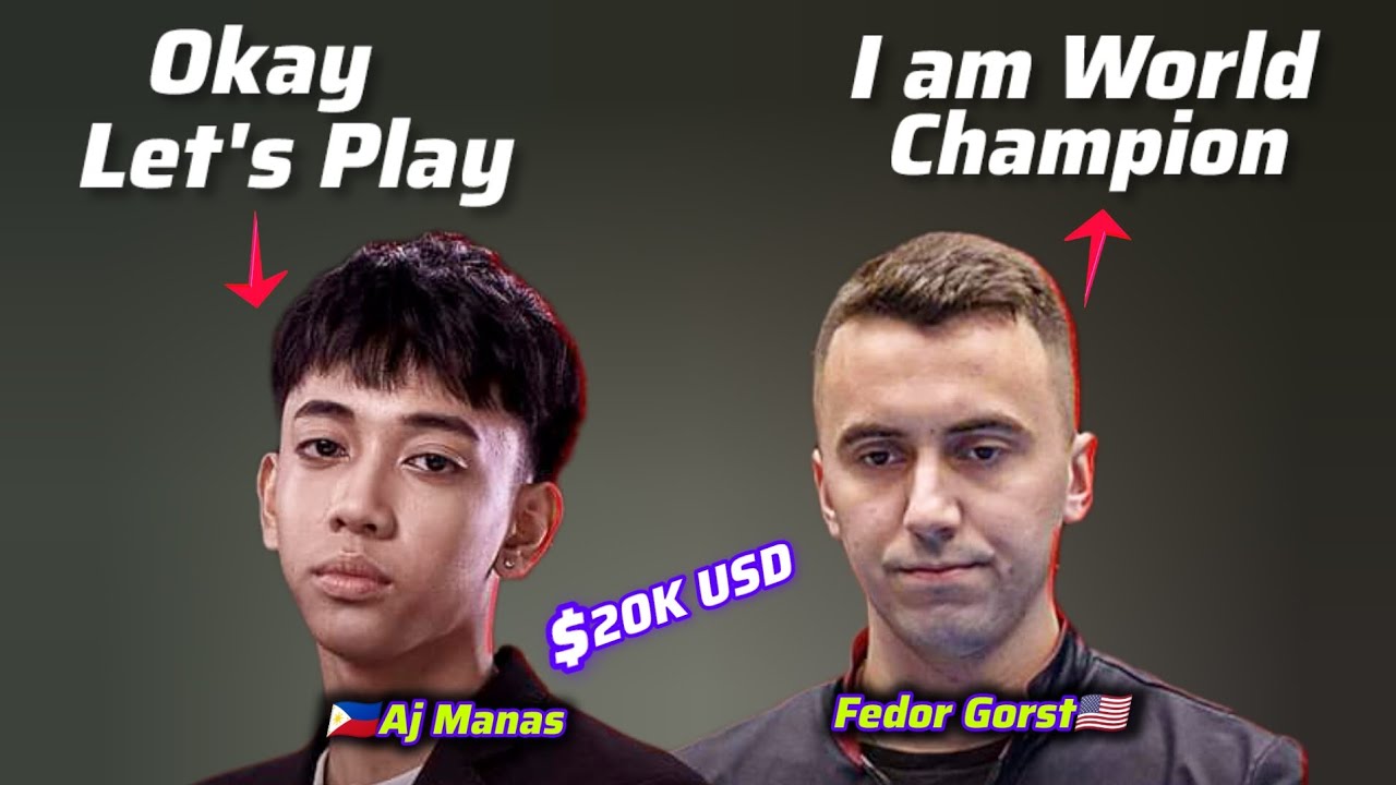 Aj Manas 🆚 Fedor Gorst || Full Game Highlights 9ball Race to 17