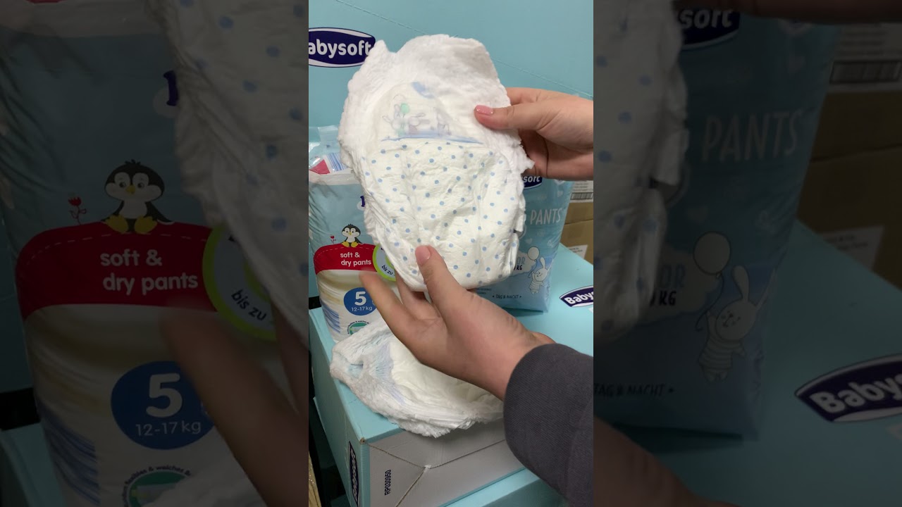 Сравнение подгузников-трусиков Lupilu soft&dry pants 12-17 кг. и подгузников-трусиков Babysoft