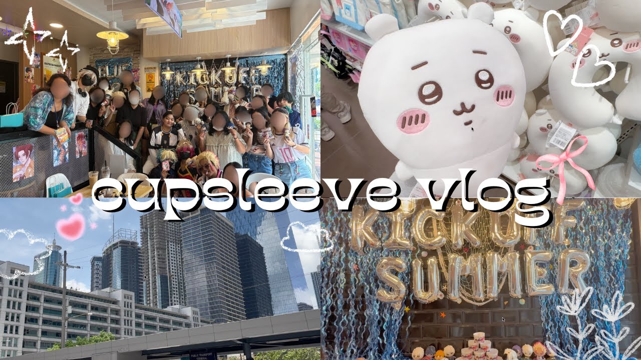 🎀 slice of life diaries (02): organizing a cupsleeve event, anime, food, and more LADS
