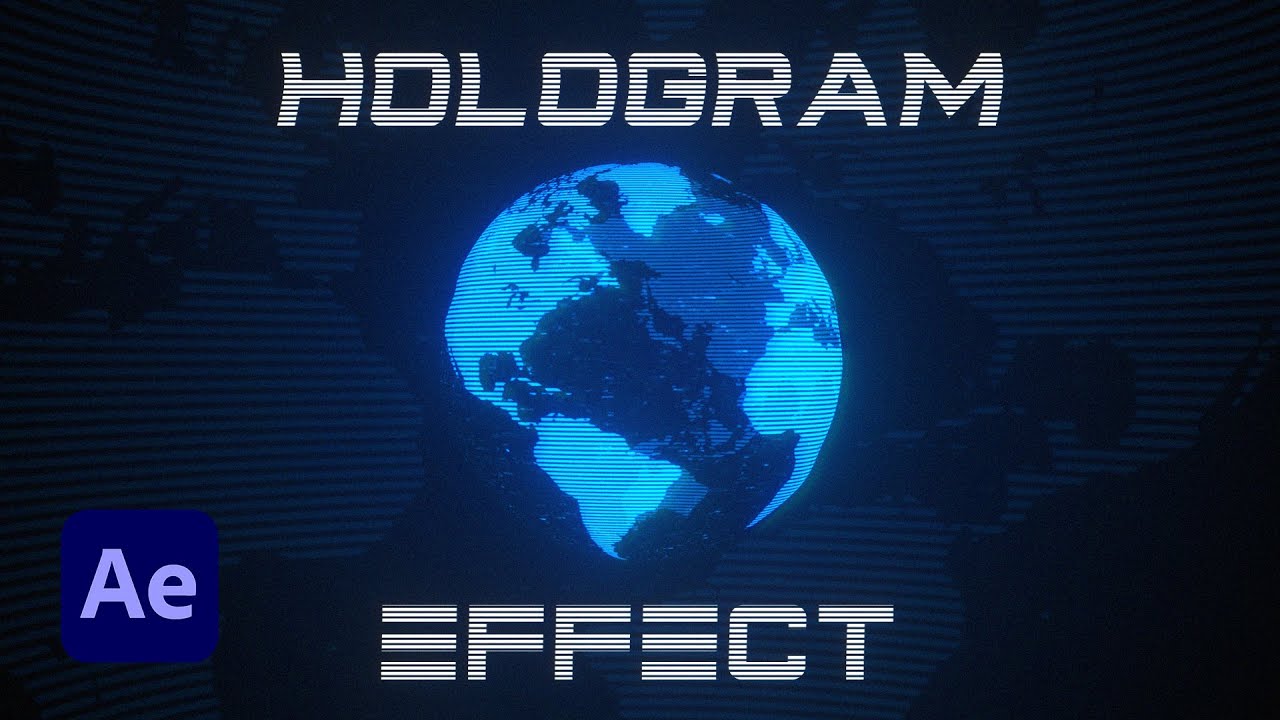 Hologram Effect in After Effects | After Effects Tutorial