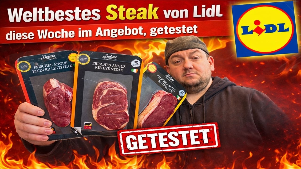 Weltbestes Steak sagt LIDL ! Die Lidl Steaks im Test | The BBQ BEAR