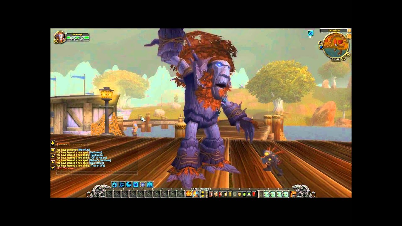 Worgen and Troll druid forms