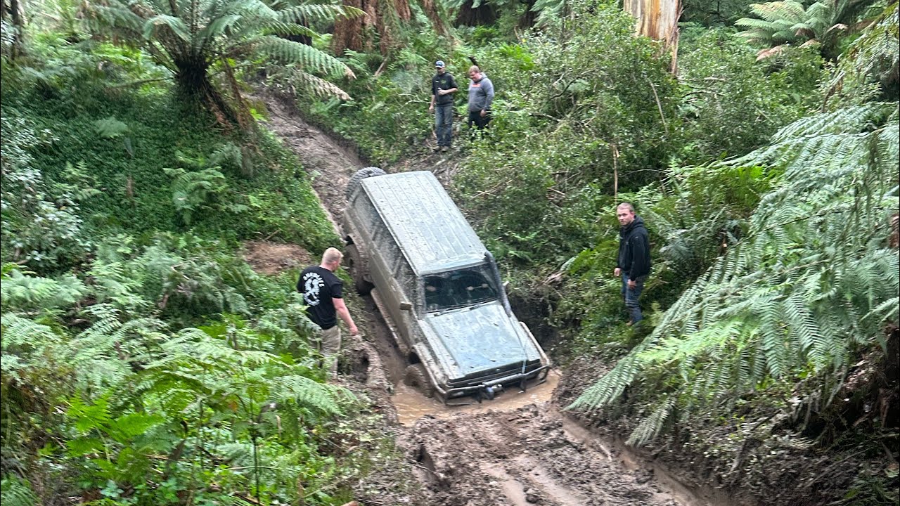 Winter Otways 4wd Adventure | V8s and treps don't get us through this time !