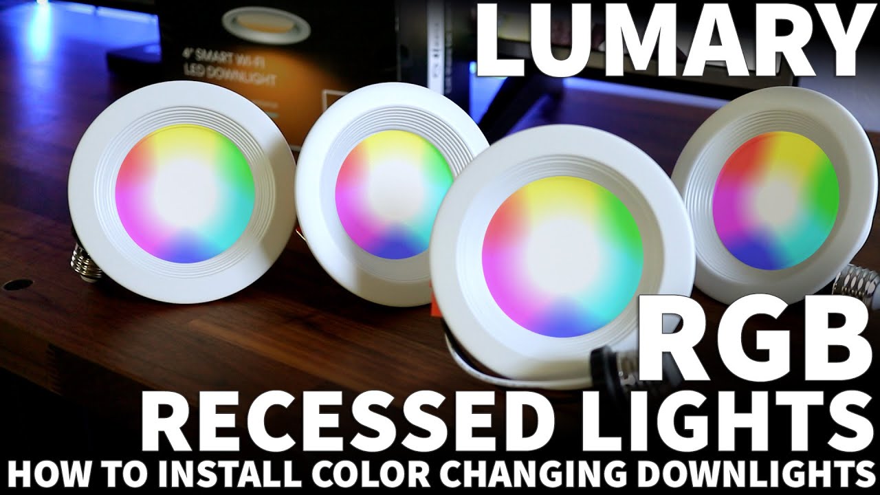 Умный встраиваемый светильник Lumary RGB — Установка светодиодных встраиваемых светильников — Вст...