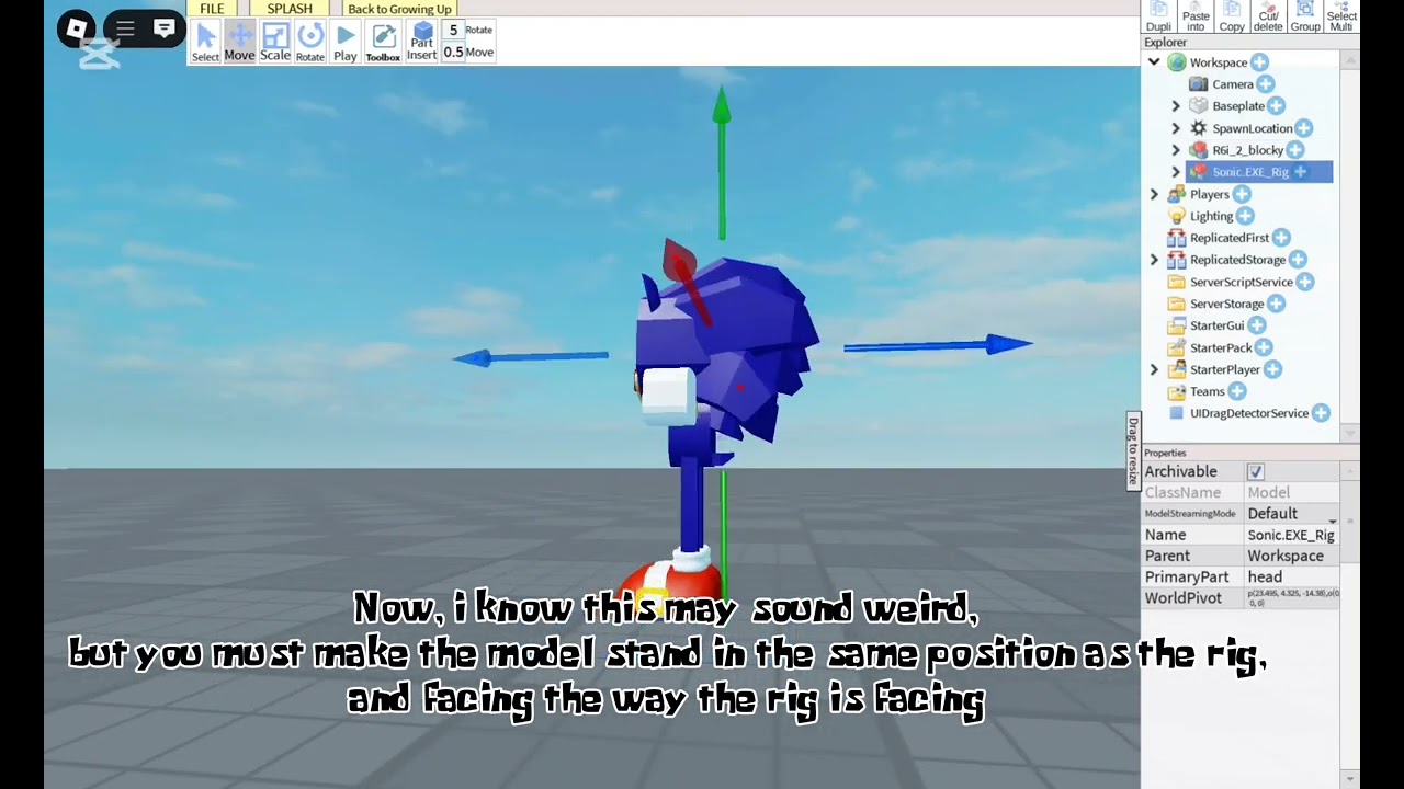 How to turn a Model into a Rig in roblox Studio Lite!