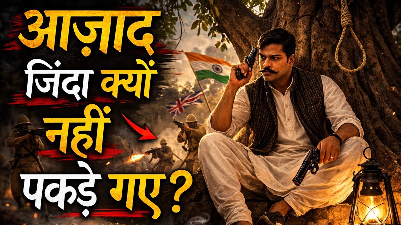 आज़ाद जिंदा क्यों नहीं पकड़े गए? | Chandrashekhar Azad Last Stand | Untold Story