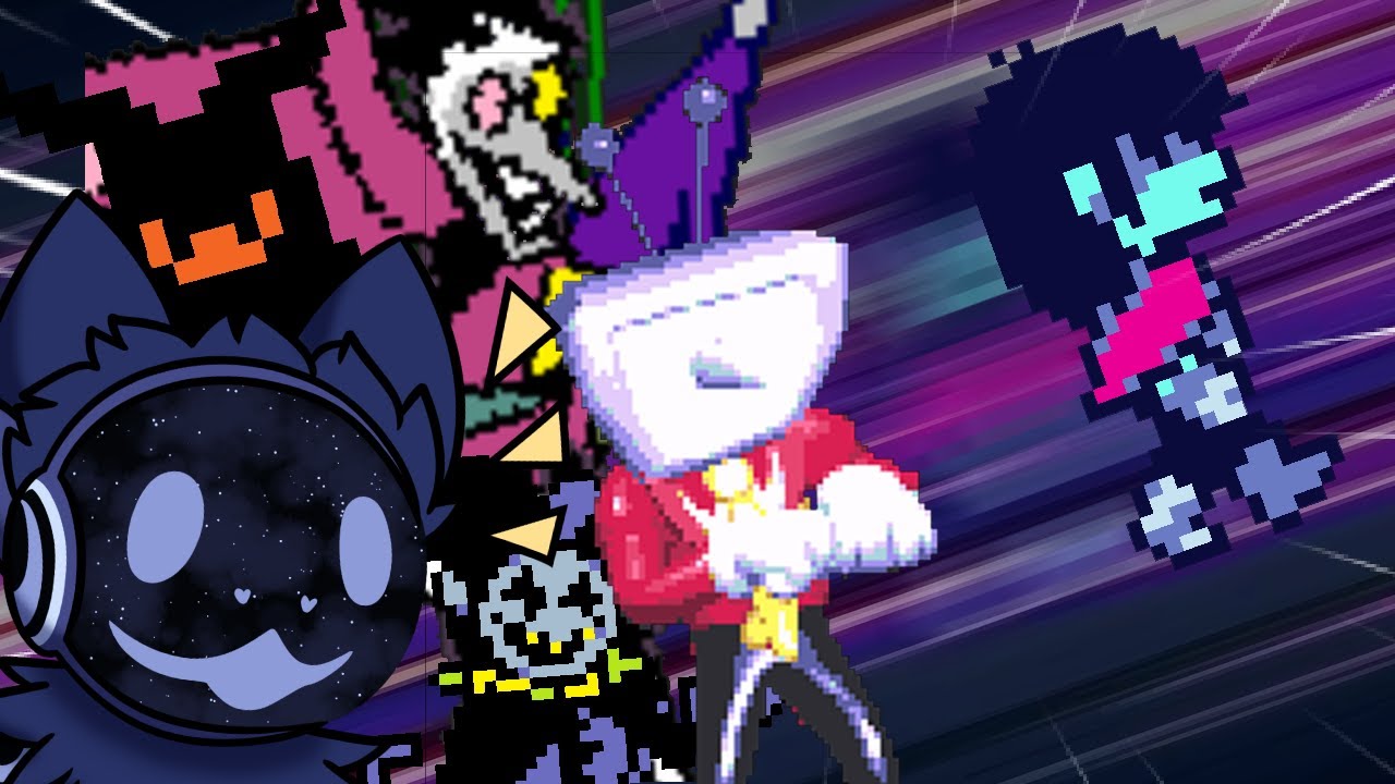 deltarune all chapters all bosses speedrun!
