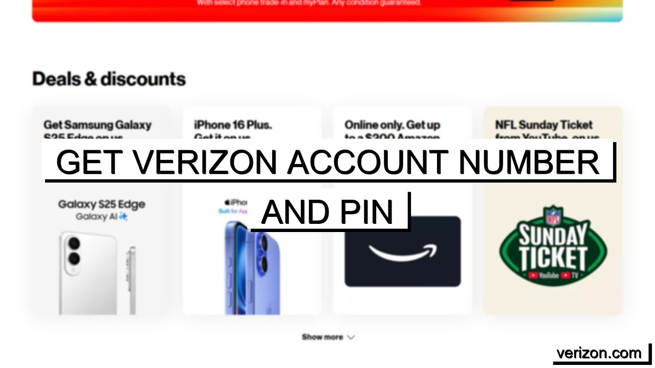 How To Get Verizon Account Number And PIN 2025 (ACCOUNT DETAILS) (2026)