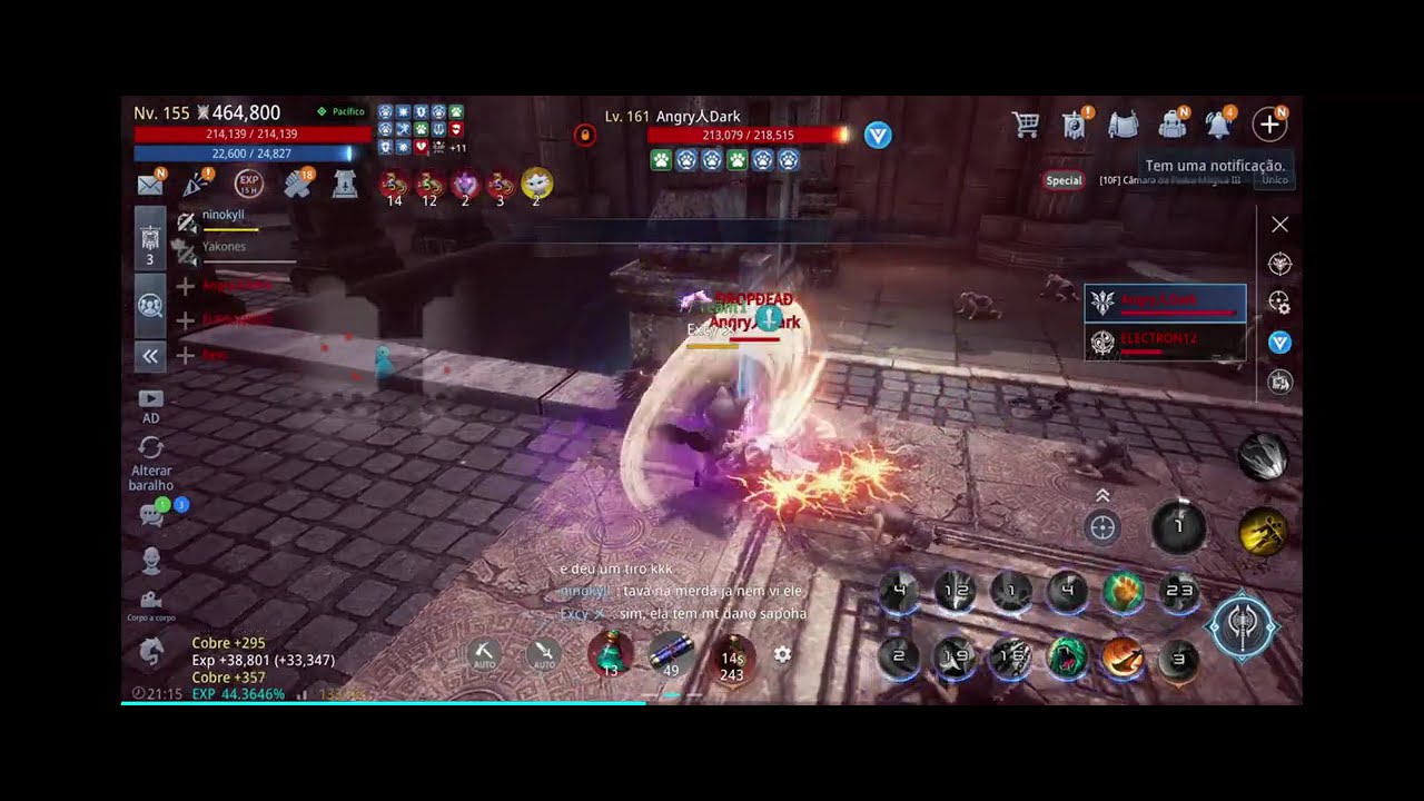 MIR4 PvP Eva Build Warrior 464k vs Darkist 530k #2