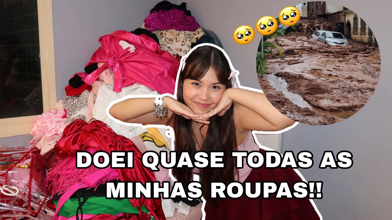 DOANDO AS MINHAS ROUPAS PRA AJUDAR JUIZ DE FORA E REGI&Atilde;O!! + arrumando meu arm&aacute;rio 