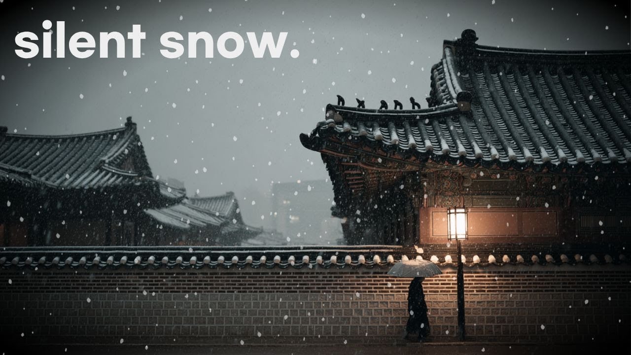 Ancient Echoes | Calm Lofi Beats for a Snowy Night in Seoul