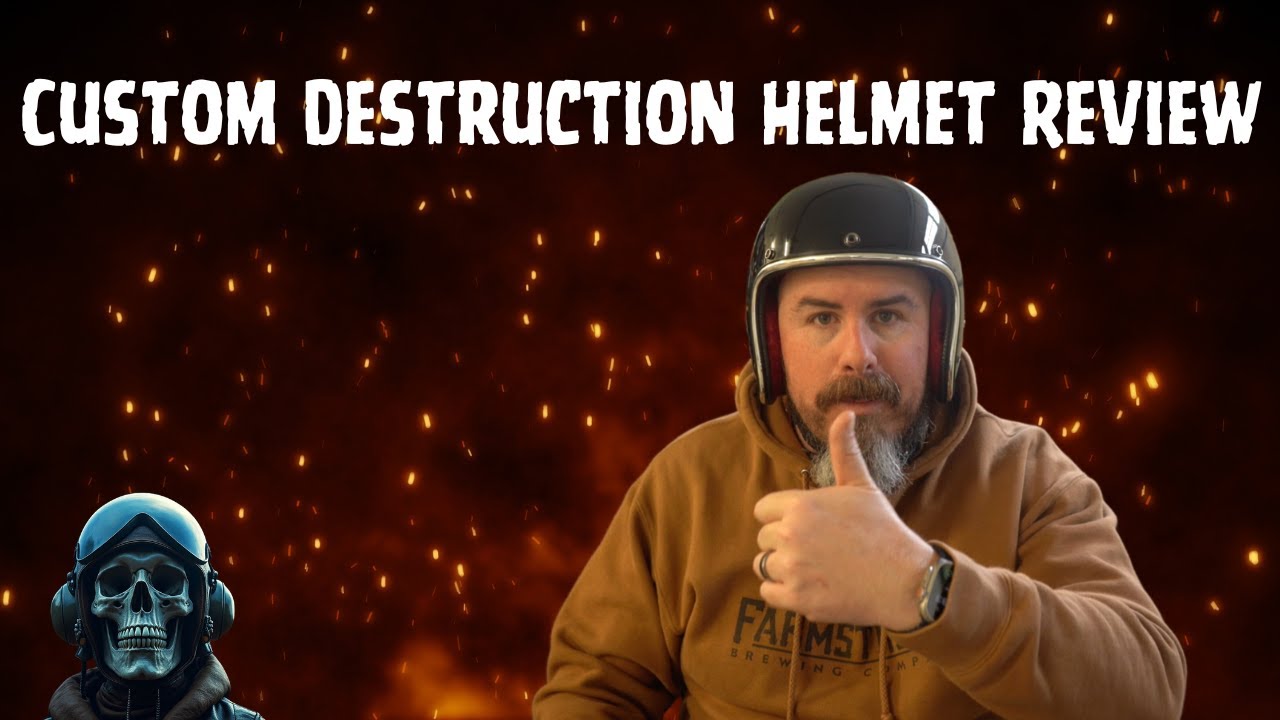 Custom Destruction Custom Motorcycle Helmet Review