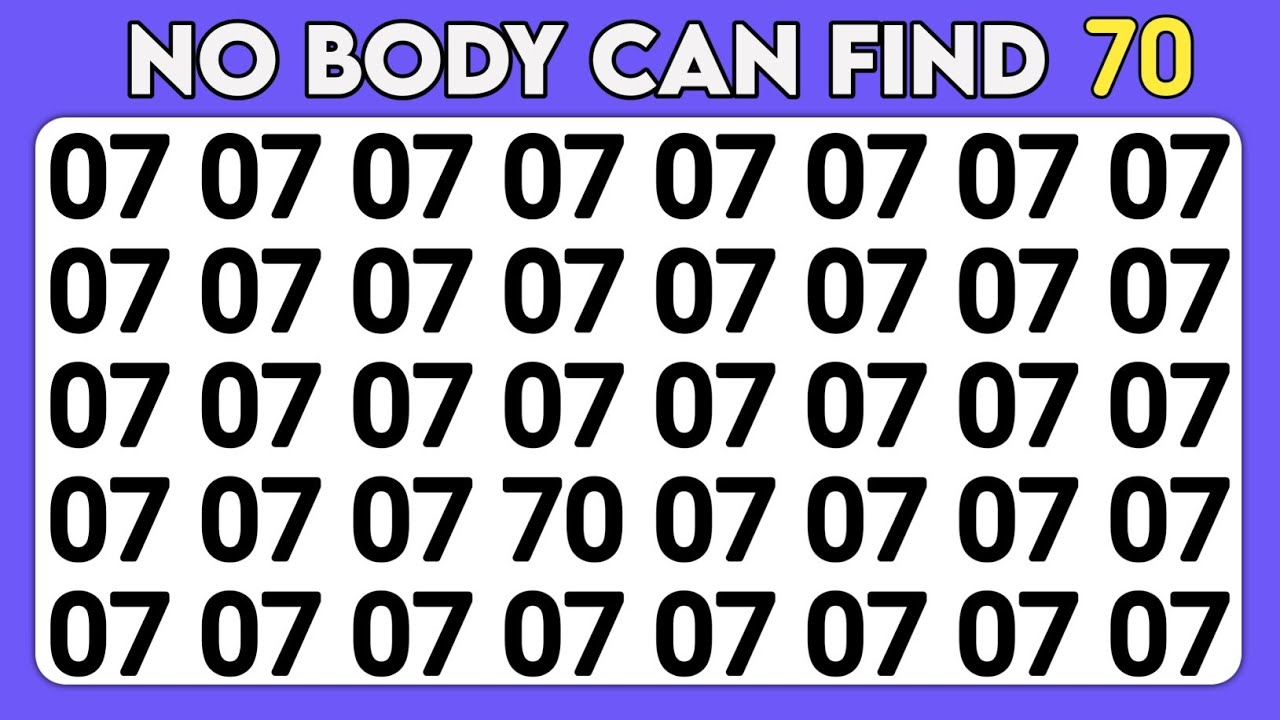 Find the Odd One Out Fast ⚡ | Observation Skills Test | Number and Letter edition 