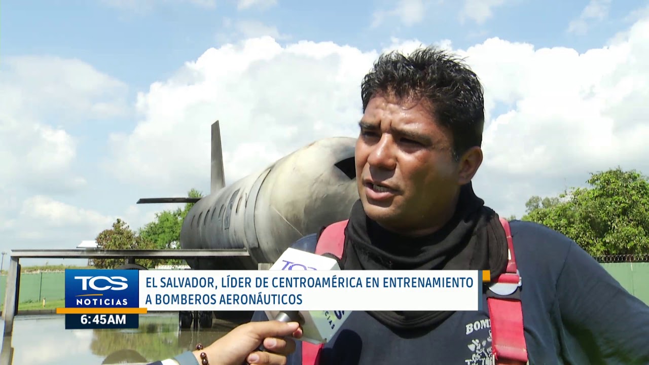 El Salvador, líder de Centroamérica en entrenamiento a bomberos aeronáuticos