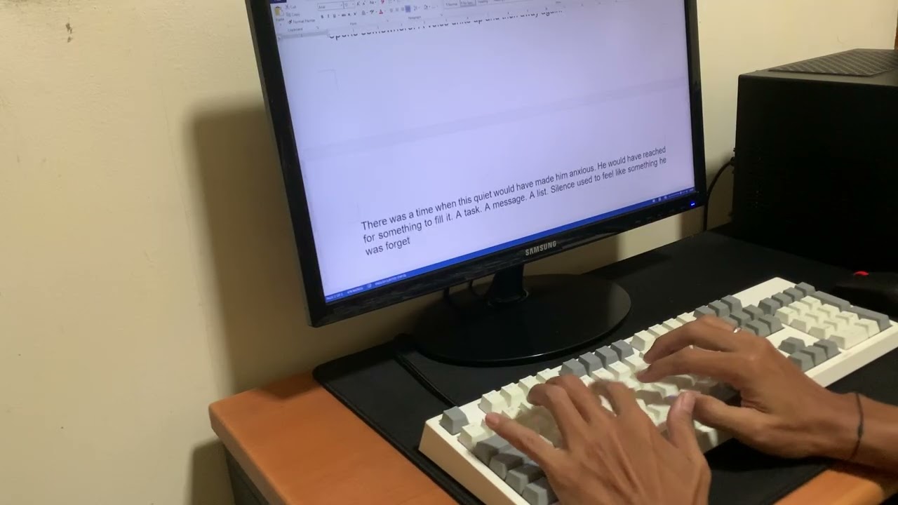 Typing a Short Story - The Quiet Hour Before the Day Begins