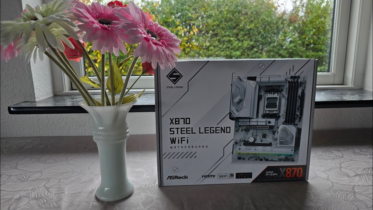 Unboxing of the ASRock X870 STEEL LEGEND WiFi AM5 Motherboard