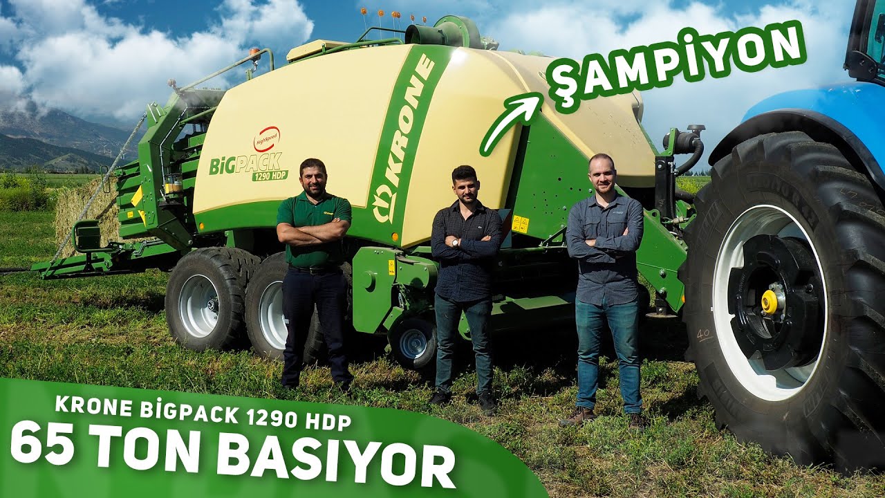 Alman Başyapıtı Krone BIGPACK 1290 HDP | Büyük Balya Makinesi