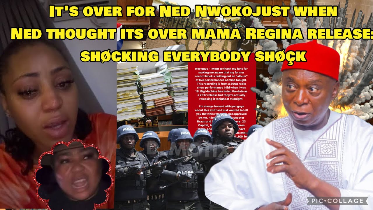 BREAKING NEWS  NED NWOKO SON HAS PACK OBJ OUT AND CHALLENGE HIS LAPA LET REGINA BE 