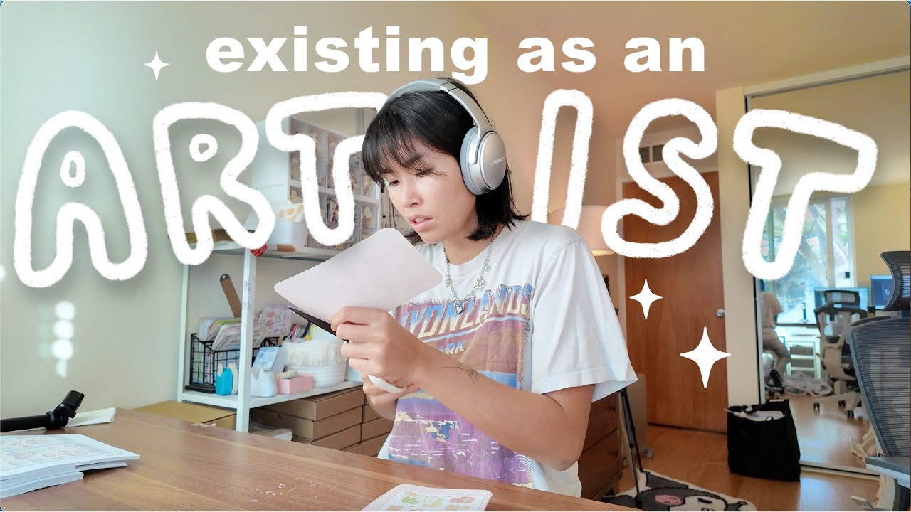 an ✨actual✨ week in my life as an artist | winter shop update & vending at AX chibi!