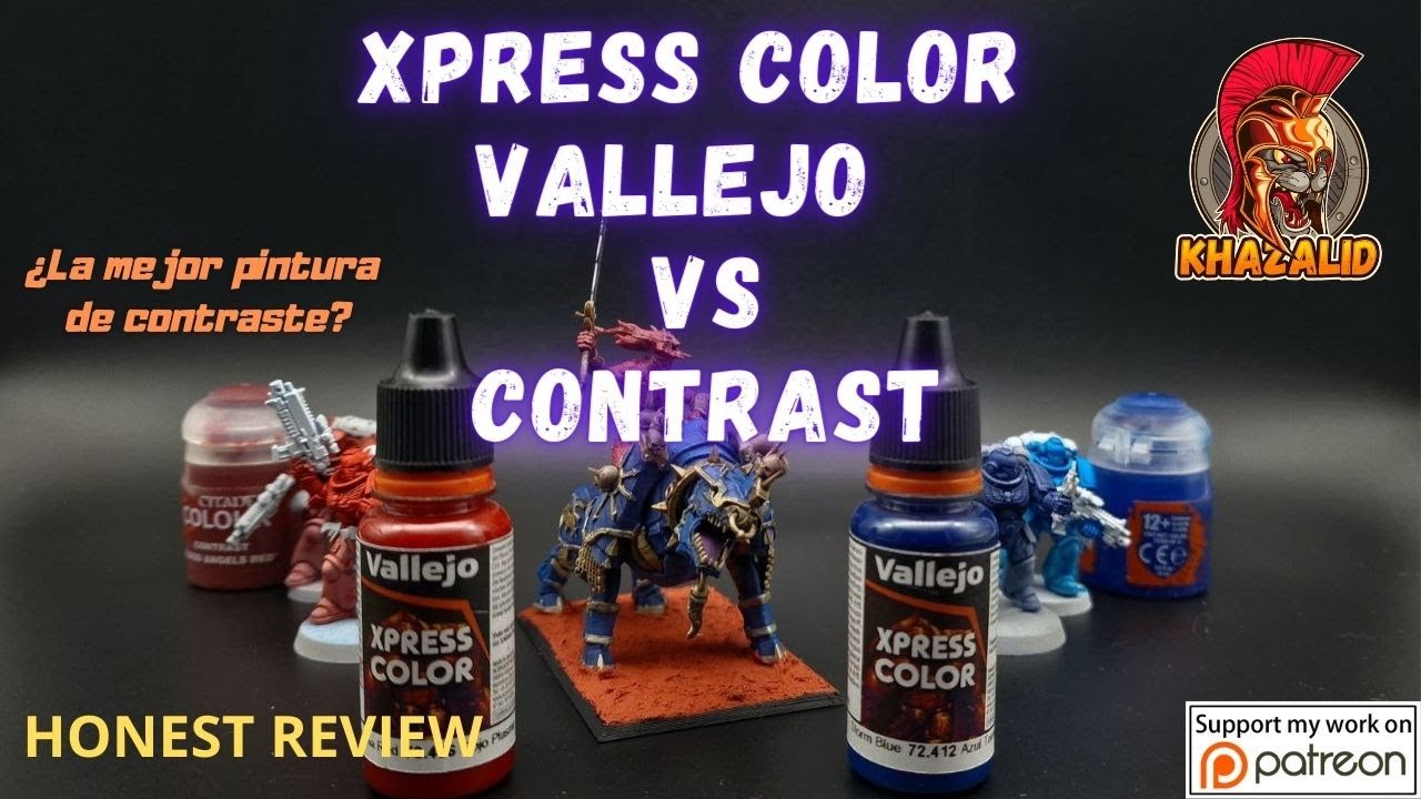 💥Review XPRESS COLOR VALLEJO vs CONTRAST💥¿CONTRAST KILLER?