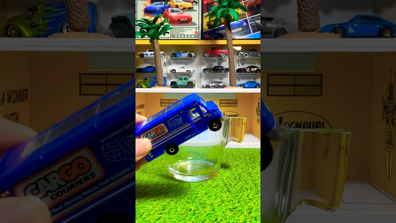 Magic 🪄 I Blue Van Car #shorts #diecast #hotwheels