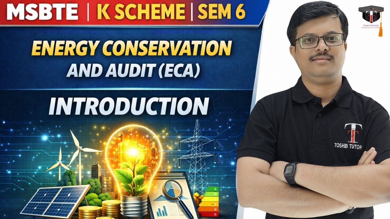 Introduction to Energy Conservation And Audit Diploma 6th Sem | ECA | MSBTE | Toshib Tutorials