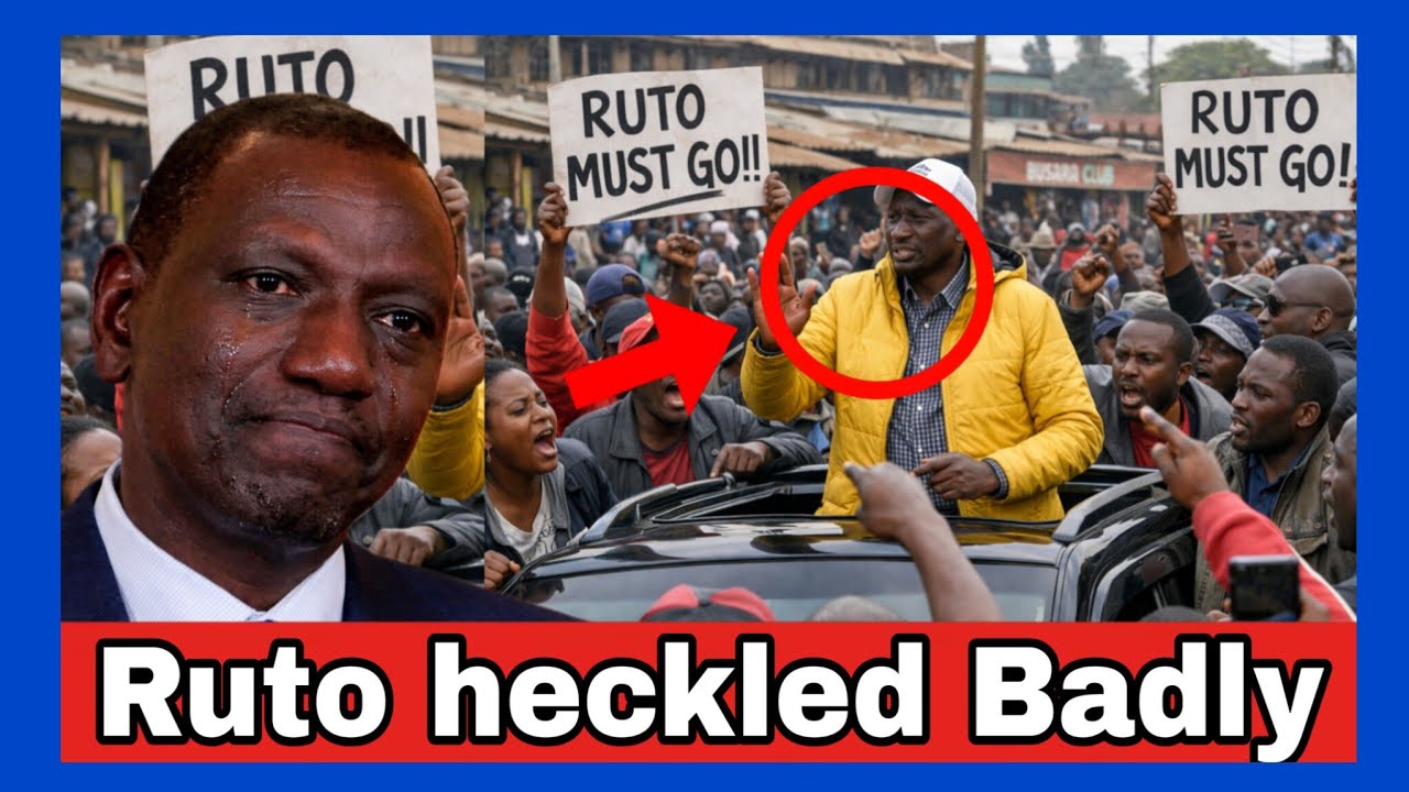Ruto abruptly ends Nairobi rally as Crowd turned Hostile chants Ruto must Go Ruto Wantam today