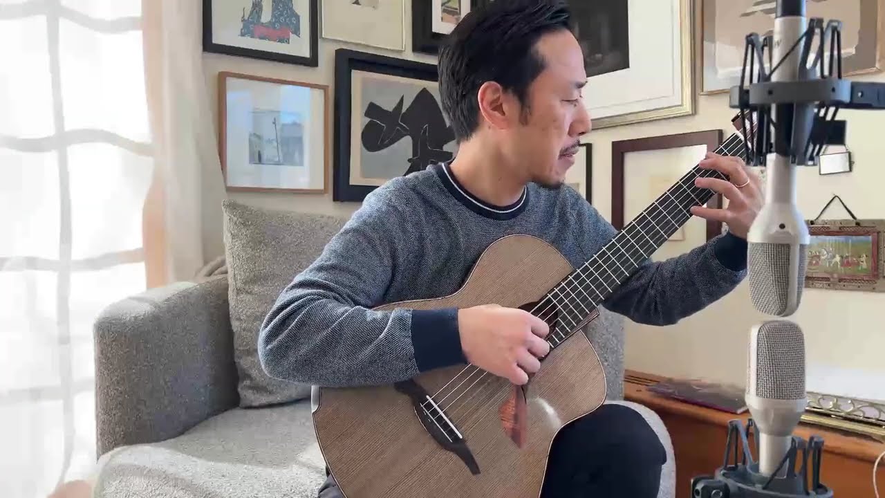 Bosquet Style A Nylon String, MiSi Trio Air Pickup