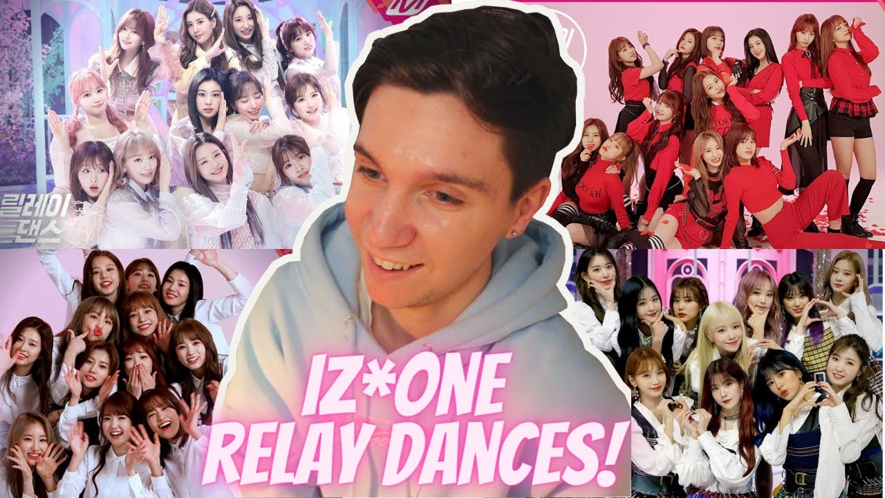 DANCER REACTS TO IZ*ONE Relay Dances! | 