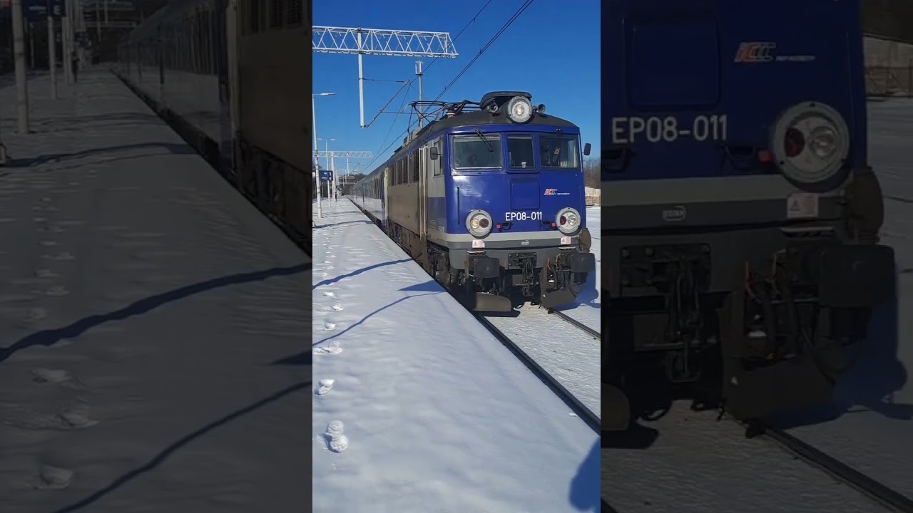 odjazd EP08-011 z IC GRYF do Olsztyna Glownego