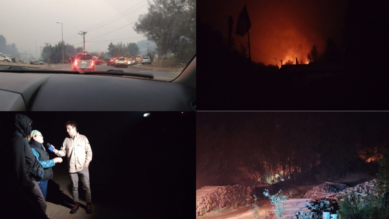 Horas difíciles en el Biobío / Fuerza mi conce querido💗/ aún siguen los incendios 🥺 